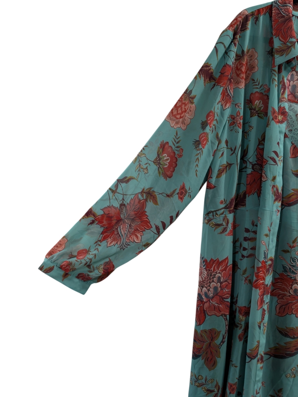 Soft Surroundings Blair Dress Maxi 2- piece Slip Duster Vacation Cruise - Picture 7 of 13